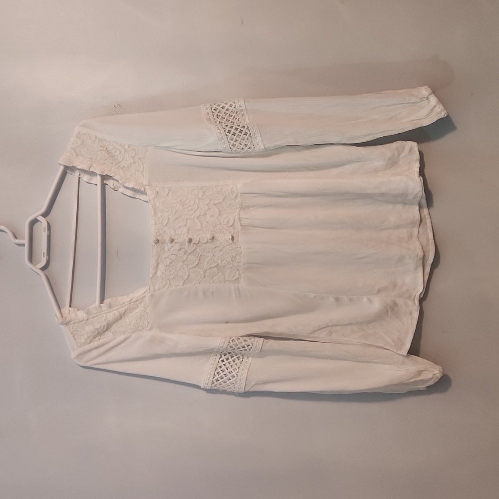 White peasant blouse